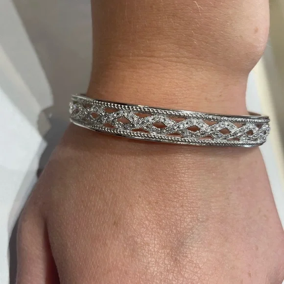 Sterling Silver 925 bangle - Picture 2 of 2